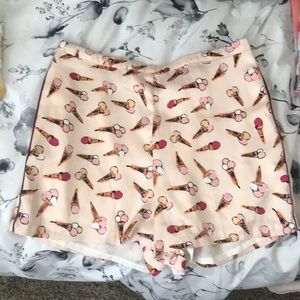 Top shop shorts